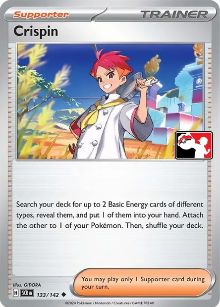 Crispin, Pokémon card PPS 133 — Play! Pokémon Prize Pack Series set