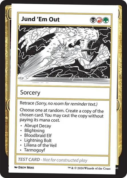 Jund 'Em Out, Magic card MB2 596 — Mystery Booster 2 set