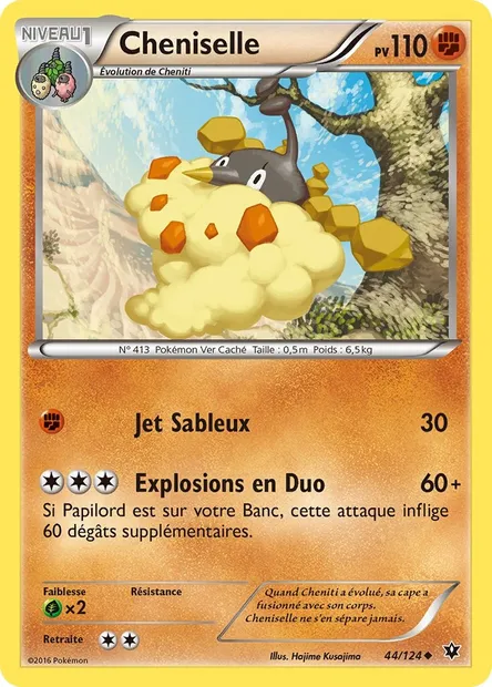 Cheniselle, carte Pokémon FCO 44 — extension Impact des Destins