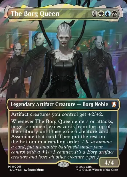 The Borg Queen, Magic card TRC 5 — Star Trek Commander set