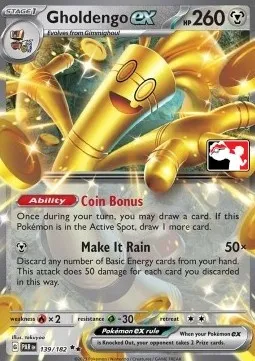 Gholdengo ex, Pokémon card PPS 139-5 — Play! Pokémon Prize Pack Series set