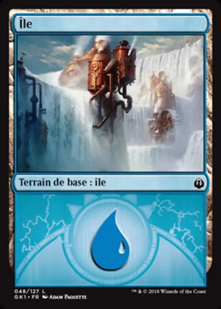 Île, carte Magic GK1 48 — extension GRN Guild Kit
