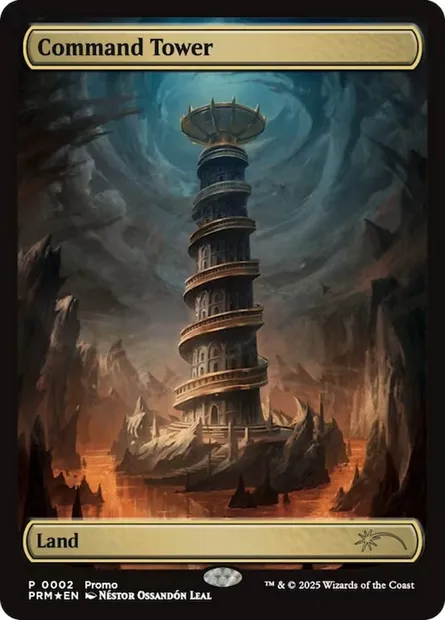 Tour de commandement, carte Magic PW25 17 — extension Wizards Play Network 2025