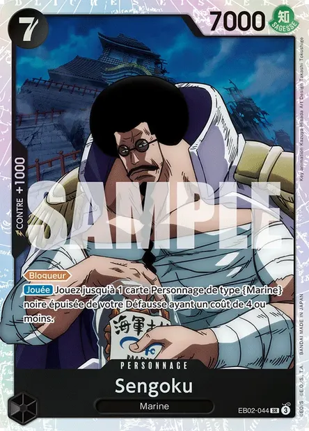 Sengoku, carte One Piece EB02-044 — extension Anime 25th Collection