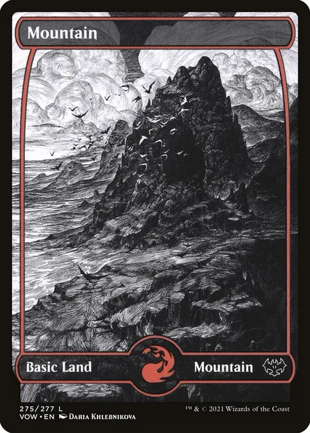 Mountain, Magic card VOW 275 — Innistrad: Crimson Vow set