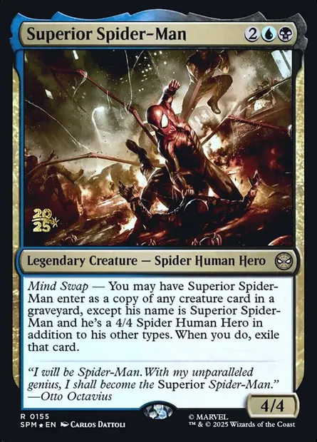 Superior Spider-Man, Magic card PSPM 155s — Marvel's Spider-Man Promos set