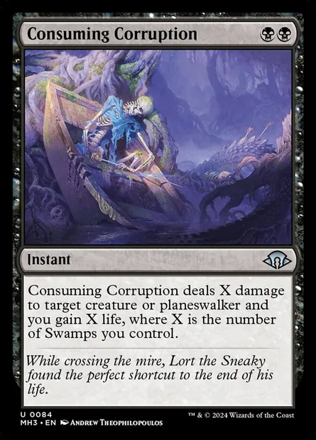 Consuming Corruption, Magic card MH3 84 — Modern Horizons 3 set