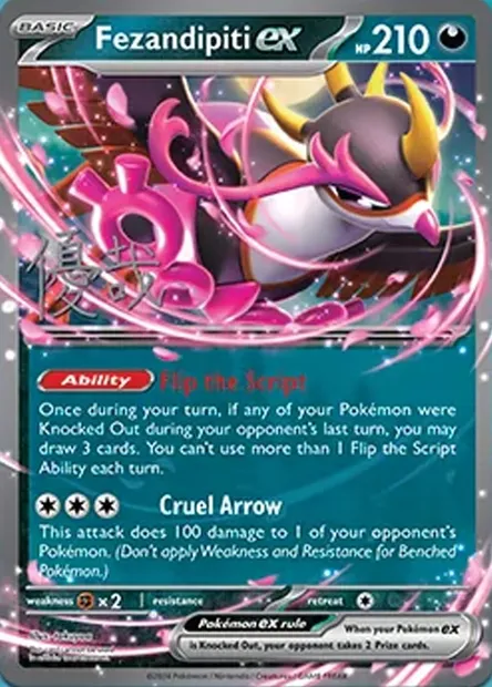 Favianos-ex, carte Pokémon WCD25 ct385518 — extension World Championship Decks 2025
