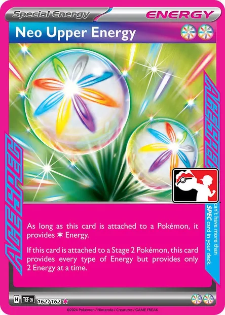 Neo Upper Energy, Pokémon card PPS 162-2 — Play! Pokémon Prize Pack Series set