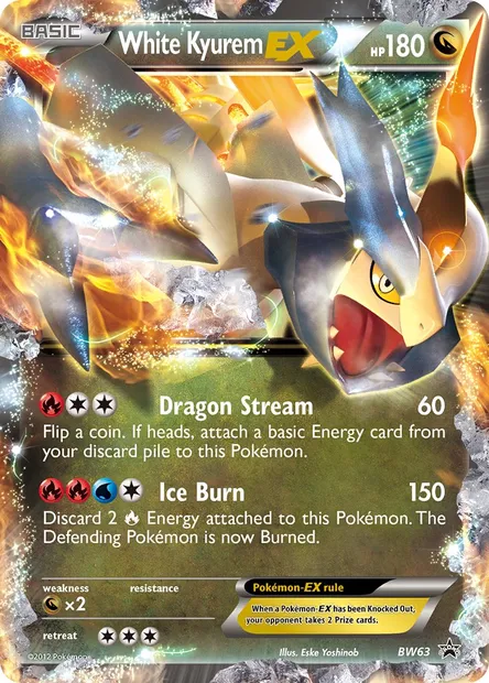 White Kyurem-EX, Pokémon card BW 63 — BW Black Star Promos set