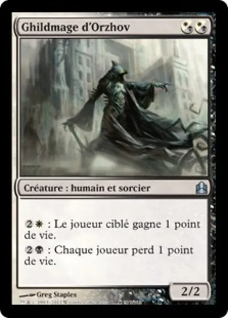 Ghildmage d'Orzhov, carte Magic CMD 217 — extension Commander 2011
