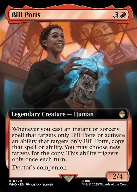 Bill Potts, carte Magic WHO 379 — extension Doctor Who