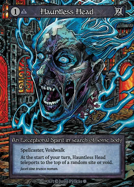 Hauntless Head, Sorcery card GOT 091 — Gothic set