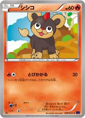 Litleo, Pokémon card XY11A 008 — Fever-Burst Fighter set