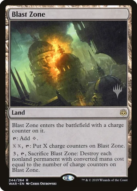 Blast Zone, Magic card PWAR 244p — War of the Spark Promos set