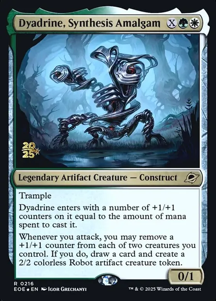 Dyadrine, Synthesis Amalgam, Magic card PEOE 216s — Edge of Eternities Promos set