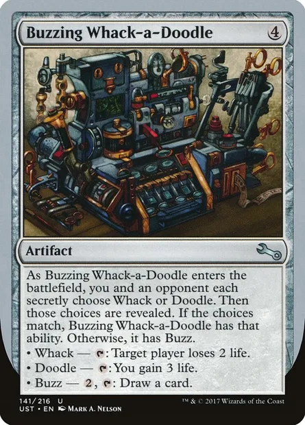 Buzzing Whack-a-Doodle, carte Magic UST 141 — extension Unstable