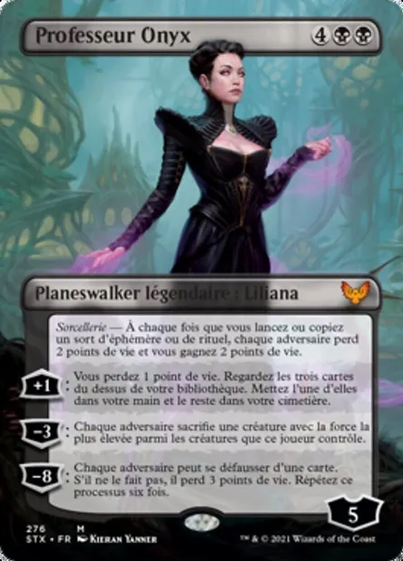 Professeur Onyx, carte Magic STX 276 — extension Strixhaven: l'Académie des Mages