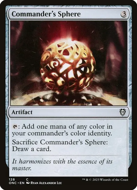 Commander's Sphere, Magic card ONC 128 — Phyrexia: All Will Be One Commander set