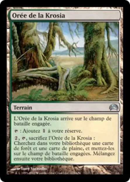 Orée de la Krosia, carte Magic PC2 123 — extension Planechase 2012