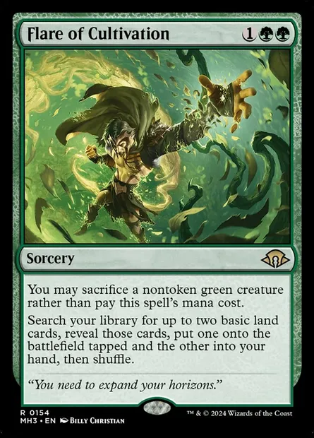 Flare of Cultivation, Magic card MH3 154 — Modern Horizons 3 set