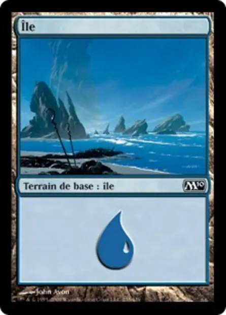 Île, carte Magic M10 235 — extension Magic 2010