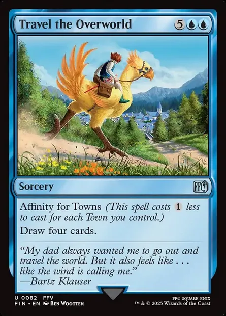 Travel the Overworld, Magic card FIN 82 — Final Fantasy set