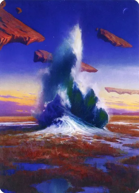 Flooded Strand // Flooded Strand, Magic card AZNR 29 — Zendikar Rising Art Series set