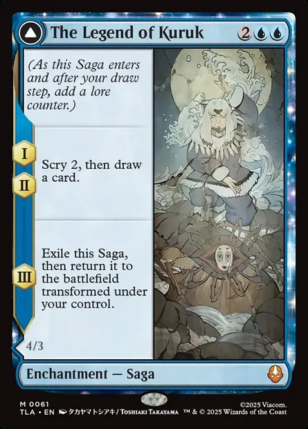 The Legend of Kuruk // Avatar Kuruk, Magic card TLA 61 — Avatar: The Last Airbender set