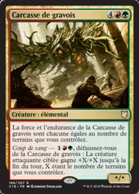 Carcasse de gravois, carte Magic C18 189 — extension Commander 2018