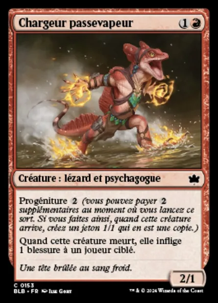 Chargeur passevapeur, carte Magic BLB 153 — extension Bloomburrow