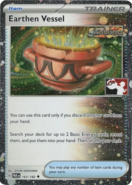 Earthen Vessel, Pokémon card PPS 163-3 — Play! Pokémon Prize Pack Series set