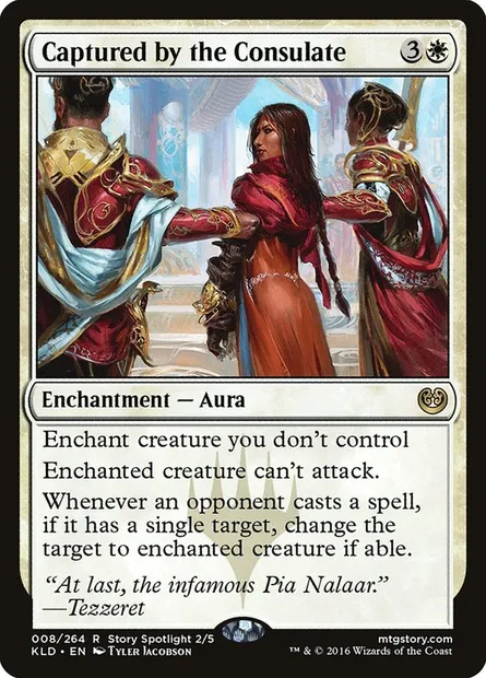 Captured by the Consulate, Magic card KLD 8 — Kaladesh set