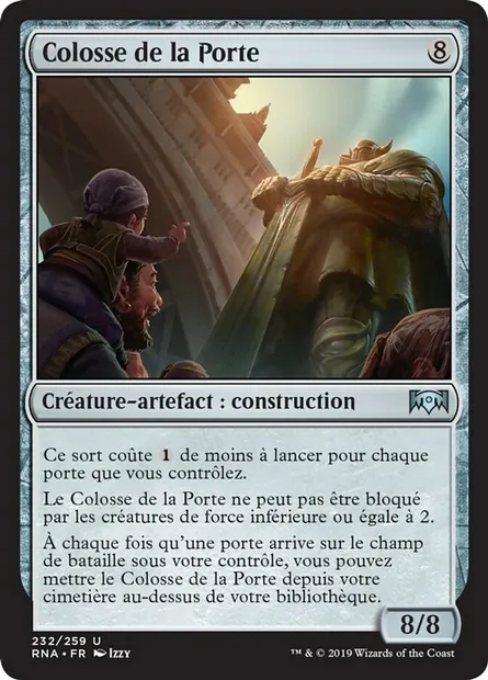 Colosse de la Porte, carte Magic RNA 232 — extension L'allégeance de Ravnica