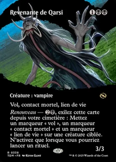 Revenante de Qarsi, carte Magic TDM 338 — extension Tarkir: Dragonstorm