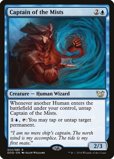 Captain of the Mists, Magic card DDQ 24 — Duel Decks: Blessed vs. Cursed set
