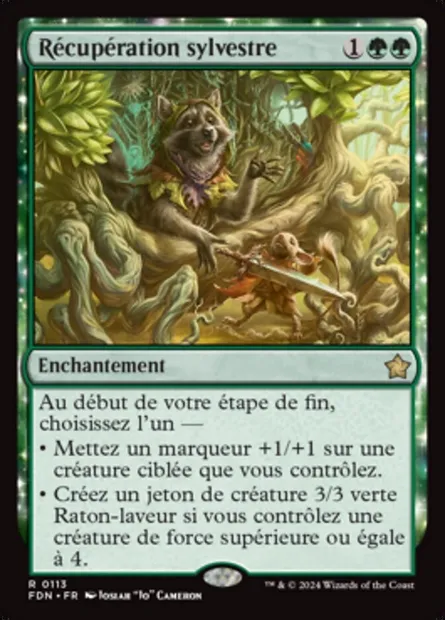 Récupération sylvestre, carte Magic FDN 113 — extension Foundations