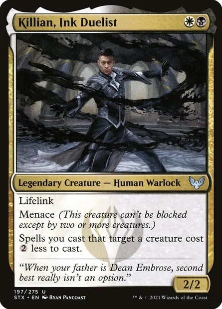 Killian, Ink Duelist, Magic card STX 197 — Strixhaven: School of Mages set