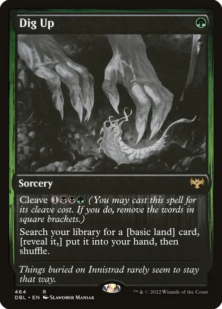 Dig Up, Magic card DBL 464 — Innistrad: Double Feature set