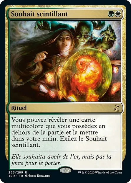Souhait scintillant, carte Magic TSR 253 — extension Spirale Temporelle Remastered