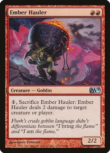 Ember Hauler, Magic card M11 135 — Magic 2011 set
