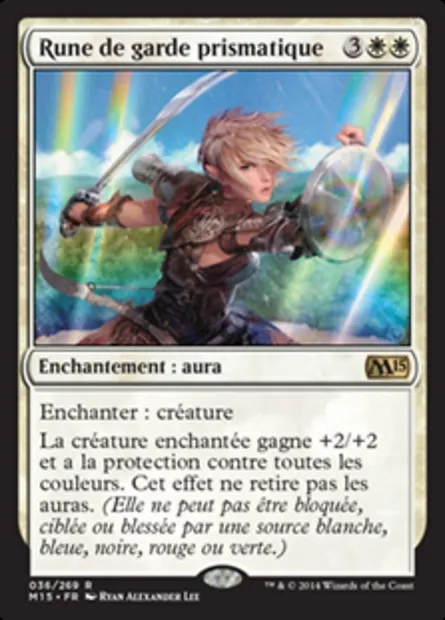 Rune de garde prismatique, carte Magic M15 36 — extension Magic 2015