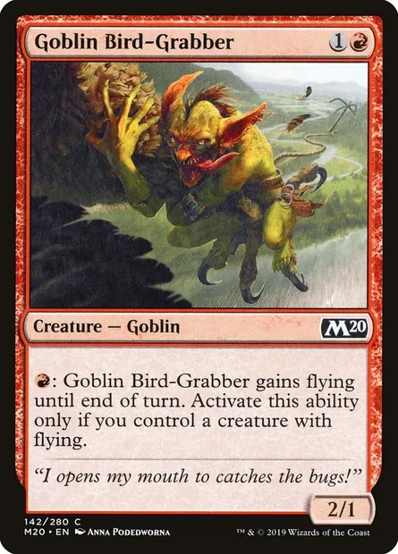 Goblin Bird-Grabber, Magic card M20 142 — Core Set 2020 set