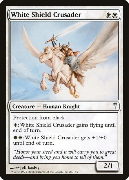 White Shield Crusader, Magic card CSP 24 — Coldsnap set
