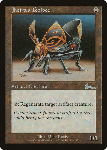 Jhoira's Toolbox, Magic card ULG 128 — Urza's Legacy set