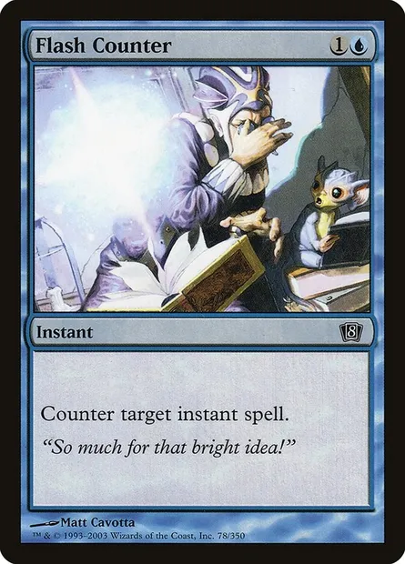 Contresort immédiat, carte Magic 8ED 78★ — extension Huitième Edition