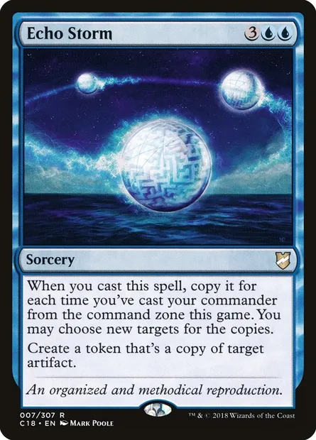 Echo Storm, Magic card C18 7 — Commander 2018 set