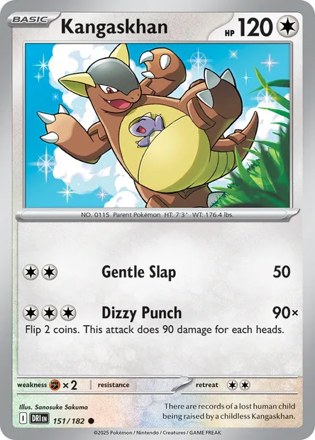 Kangaskhan, Pokémon card DRI 151 — Destined Rivals set