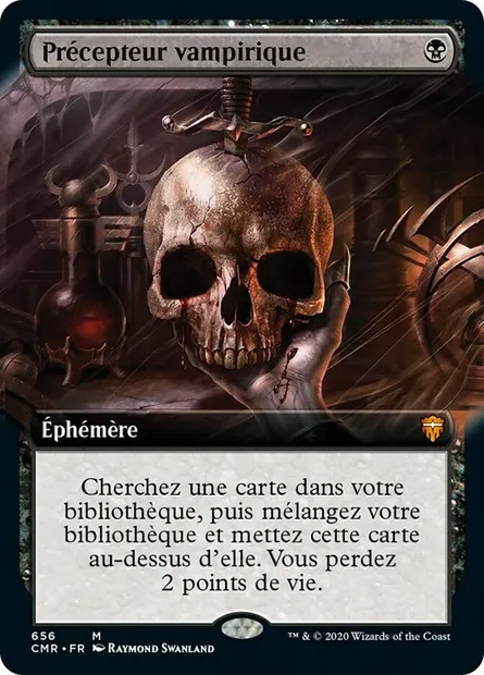 Précepteur vampirique, carte Magic CMR 656 — extension Commander Legends