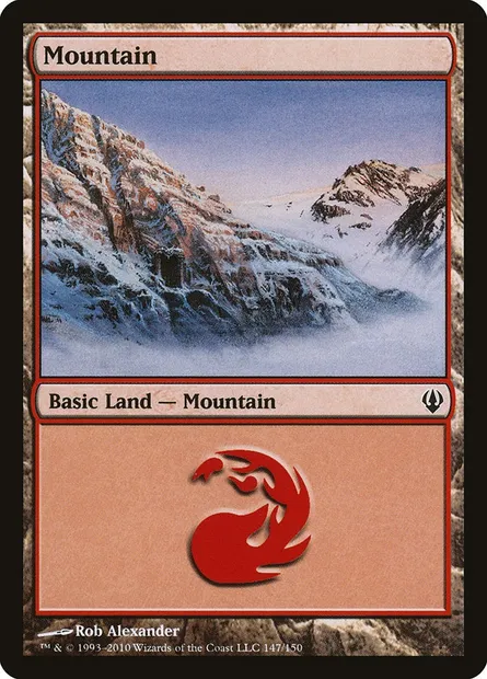 Mountain, Magic card ARC 147 — Archenemy set